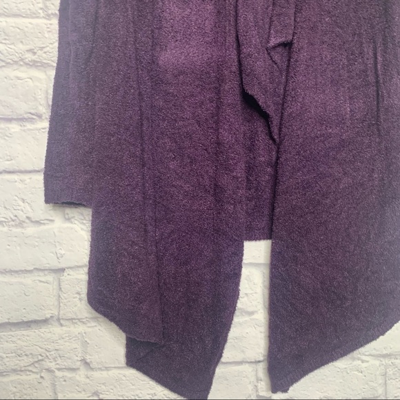 Barefoot Dreams Purple Calypso Wrap Cardigan - Picture 6 of 12